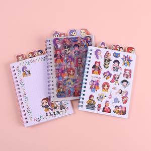 YB - Juego de 24 cuadernos de anime KPop, cuadernos de dibujos animados, blocs de notas para estudiantes con pegatinas PET DIY, artículos de papelería para el regreso a clases - Product Image 4