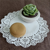 Napperons en papier jetables de 6 pouces, en dentelle, pour la décoration de gâteaux, la présentation alimentaire et les tables de mariage