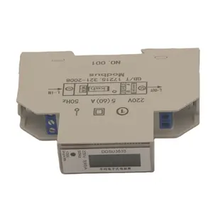 230V Din Rail Loại năng lượng mét RS485 thông tin liên lạc kỹ thuật số thông minh một pha điện kWh mét Watt giờ mét