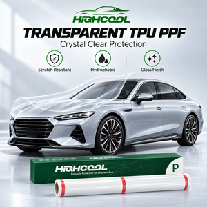 ฟิล์มใสกันรอย HIGHCOOL แบบมันเงา TPU PPF ป้องกันสีรถ ฟิล์มใสกันน้ำ ป้องกันเหลือง สำหรับปกป้องภายนอกรถยนต์ - Product Image 1