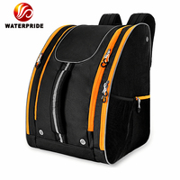 Sac à skis Waterpride Custom, nouveau sac à dos rembourré en polyester 65L pour adultes, hiver