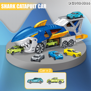 Niños juguetes <span class=keywords><strong>de</strong></span> interior nuevo diseño pistas deslizantes catapulta tiburón coche modelo Kit juguete artículos <span class=keywords><strong>de</strong></span> juego para niño con Mini coches al por mayor - Product Image 5