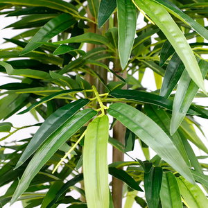 175 Hojas de Tela de Seda Artificial, Plantas Simuladas para Decoración de Jardín y Muebles, con Tallos Reales en Venta - Product Image 5