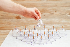 Ensemble de ventouses de massage en plastique AS jetables pour thérapie par ventouses, tailles 1 à 8, ventouses individuelles Hijama, vente en gros - Product Image 4