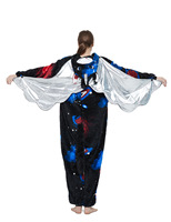 Combinaison unisexe pour adulte ZN, pyjama en une pièce, licorne, vêtements de nuit, pyjama de Noël pour adultes avec des ailes