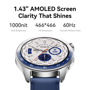 นาฬิกาสมาร์ทวอทช์ JOYROOM <span class=keywords><strong>หน้า</strong></span><span class=keywords><strong>จอ</strong></span> AMOLED 1.43 นิ้ว ดีไซน์ทันสมัย กันน้ำ สำหรับออกกำลังกายและฟิ<span class=keywords><strong>ต</strong></span>เนส สำหรับผู้ชาย - Product Image 4