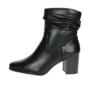 Botines de mujer Marco Tozzi con tacón negro, talla 40, 35-42, moda de invierno - Product Image 1