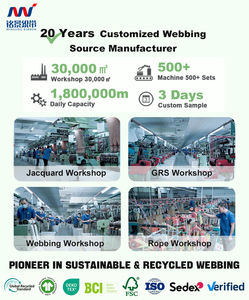 맞춤형 고강력 고하중 아라미드 섬유 내마모성 항공우주 및 소방용 직조 웨빙 테이프, 난연 - Product Image 6