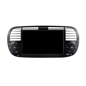 6,2 "HD Android reproductor de DVD del coche para Fiat 500. 2007-2014 Multimedia GPS navegación coche Radio estéreo de audio WIFI construido en DPS