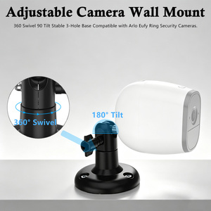 Soporte de Pared y Techo de Plástico ABS con Rosca de 1/4 de Pulgada Compatible con Cámaras de Seguridad <span class=keywords><strong>Arlo</strong></span> Eufy Ring para Interiores y Exteriores - Product Image 3
