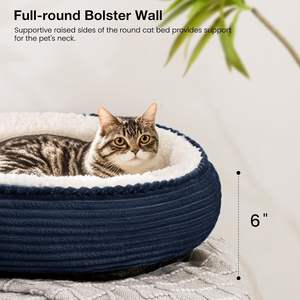 Südost asiatische Fabrik 20 Zoll Haustier bett Rundes Donut Katzen-und Hunde kissen bett für Katzen oder kleine Hunde - Product Image 4