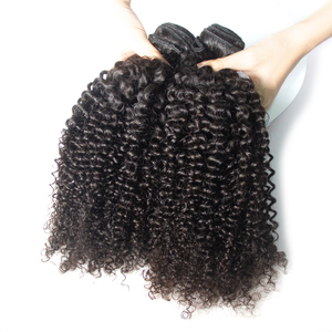 Extension de <span class=keywords><strong>cheveux</strong></span> brésiliens frisés, postiche de <span class=keywords><strong>cheveux</strong></span> humains crépus bouclés de type <span class=keywords><strong>afro</strong></span>, cuticules humains alignées, <span class=keywords><strong>cheveux</strong></span> bruts de mongolie, bignons, 9a - Product Image 1