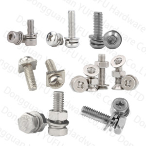 Oem ODM vít các nhà sản xuất M2 M3 M4 M5 M6 <span class=keywords><strong>M7</strong></span> M8 mùa xuân Đệm Phẳng chính xác kết hợp vít - Product Image 1