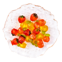 Candy Bulk Wholesale OEM/ODM Custom Private Label 3D Fruit Shape Gummy Candy Fruit Flavor Sweet Soft Chewy Candy