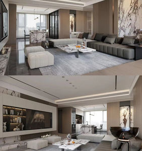 Materiale da Costruzione all'Ingrosso dalla Fabbrica Pannelli Murali per Interni Lastra Pannello Murale in WPC Foglio Impiallacciato in Legno - Product Image 6