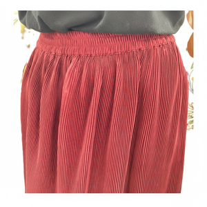 Falda plisada de gasa informal para mujer, estampados florales únicos en algodón, poliéster, colores sólidos, hecha por exportador - Product Image 1