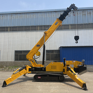 उच्च दक्षता मोबाइल मकड़ी क्रेन क्रॉलर 3 टन हाइड्रोलिक मकड़ी क्रेन 360 डिग्री 5 टी 8 टी निर्माण ट्रैक मकड़ी क्रेन - Product Image 4