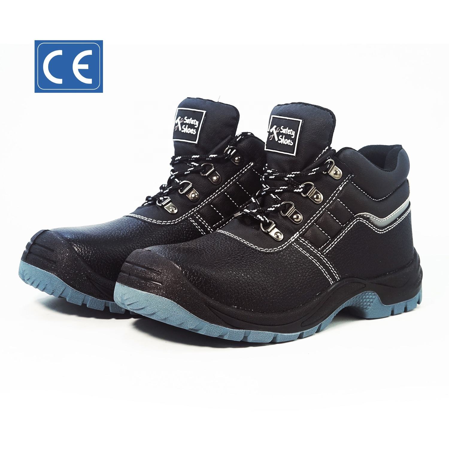 CE Certificate S3 SRC EN ISO 20345 Construction Waterproof Leather Non-slip  Style Work Men All Size Custom Boots Safety Shoes