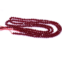 Yingtuo – pierres synthétiques rubis 5 #, petites perles de rubis rondes à facettes en vrac
