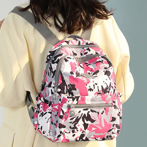 <span class=keywords><strong>Sac</strong></span> à <span class=keywords><strong>dos</strong></span> en nylon pour <span class=keywords><strong>femme</strong></span>, léger, respirant, imperméable, style coréen, décontracté, pour voyage, imprimé floral, ethnique, uni, simple - Product Image 1