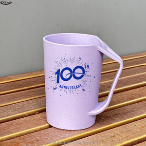 Tazas de plástico promocionales, tazas de café de plástico impresas personalizadas, muestran audazmente su mensaje impreso personalizado, <span class=keywords><strong>nombre</strong></span> del evento, logotipo de la escuela - Product Image 1