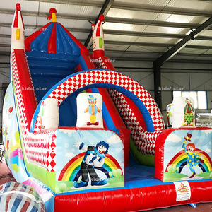 Château gonflable géant personnalisé et écologique avec toboggan, capacité <span class=keywords><strong>20</strong></span> enfants, idéal <span class=keywords><strong>pour</strong></span> la <span class=keywords><strong>location</strong></span> commerciale et les fêtes - Product Image 5