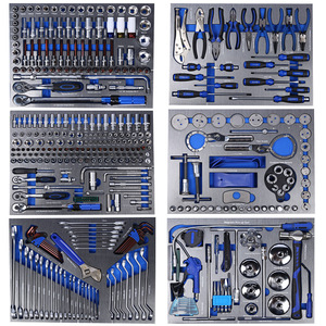 Ensemble d'outils mécaniques en acier au carbone durable à bas prix, 424 pièces, outils de réparation universels pour atelier automobile et entretien mécanique - Product Image 1