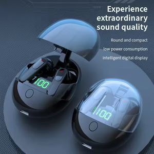 Thông Minh TWS Earbuds Với <span class=keywords><strong>LED</strong></span> Hiển Thị Kỹ Thuật Số Chỉ Số Pin Không Dây Trong Tai Earhooks Tai Nghe Cho Điện Thoại Thông Minh - Product Image 2