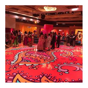 Autocollants <span class=keywords><strong>muraux</strong></span> personnalisés <span class=keywords><strong>avec</strong></span> impression de nom de mariage, décalcomanies de piste de danse - Product Image 1