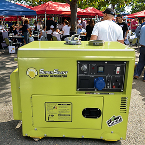 Générateur Diesel Insonorisé 10KVA 10KW Monophasé Triphasé 110/220/380V 50/60Hz à Cadre Ouvert Automatique avec ATS pour Usage Industriel - Product Image 6