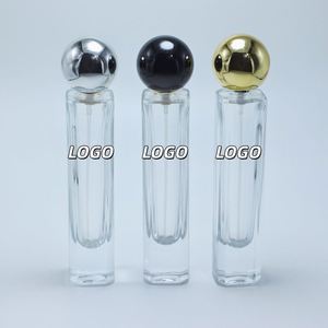 Manufacture Luxury Custom Mini Square Crimp Clear Empty 15ml 30ml Glass Perfume <b>Bottle</b> - Product Image 1