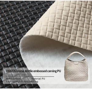 Nhà Dệt Dệt Phong Cách Nổi Khắc PU Da Lớp 5A Nấm Mốc Kháng Vải 5Mm Dệt Dập Nổi Cho Mềm Mại Túi Sofa - Product Image 2