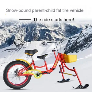 Motoneige de tourisme pour adultes et enfants, vélo sur glace et sur <span class=keywords><strong>neige</strong></span>, patinage, voiture, équipement de divertissement amusant pour les parents et les enfants - Product Image 2