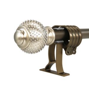 אלומיניום מפרץ חלון וילון מוט סוגר עתיק ברונזה תקרת הר חדרון חדר שינה וילונות מוט עבור בית חולים - Product Image 2