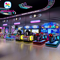 Projet de salle de jeux, parc d'attractions, simulateur de sport numérique interactif, machine de jeu d'arcade VR