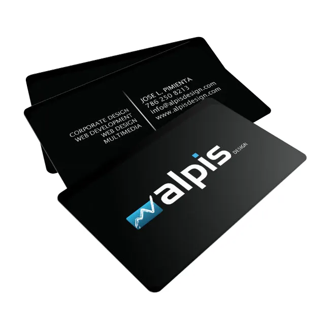 Cartes en plastique d'affaires personnalisées Impression de cartes en PVC pour les entreprises