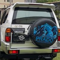 Aile arrière de toit de voiture pour toyota land cruiser prado lc90 lc95 3000 3400 2700 2400 2006-2012 kit de spoiler arrière extérieur modification automatique