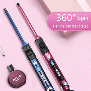 <span class=keywords><strong>Fer</strong></span> <span class=keywords><strong>à</strong></span> friser professionnel en céramique tourmaline 9-32MM, <span class=keywords><strong>fer</strong></span> <span class=keywords><strong>à</strong></span> friser personnalisé <span class=keywords><strong>pour</strong></span> <span class=keywords><strong>cheveux</strong></span> longs et <span class=keywords><strong>courts</strong></span>, affichage de la température LCD - Product Image 3