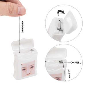 Fil de traçage pour sourcils à marque privée, pré-encrée, pour microblading, maquillage permanent, outil de positionnement des sourcils, 20 m de fil de traçage pour sourcils - Product Image 3