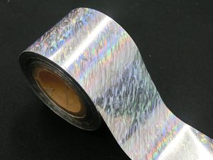 ฟอยล์โฮโลแกรม Amoebra Gleam สำหรับงานปั๊มร้อน DIY ฟอยล์ปั๊มร้อนสำหรับตกแต่งเหยื่อตกปลาแบบโลหะ - Product Image 4