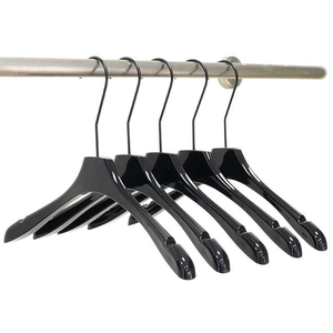 ชุดไม้แขวนเสื้อพลาสติกอะคริลิคสีดำสำหรับเด็ก - Product Image 4