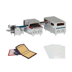 Machine de fabrication de couverture rigide de livre, Machine de reliure, Machine de fabrication de boîte rigide, Machine d'emballage de boîte