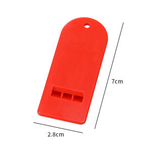 Silbato de seguridad de rescate, silbato de emergencia de plástico multicolor para barco al aire libre - Product Image 5