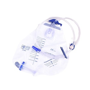 2000ml Anti-Reflux Urine Collection Bag Deluxe Version For Men Women Elderly PVC Material One-Time Use White - Product Image 4