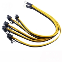 Câble Répartiteur d'Alimentation PC S11 T9+ X10 L3+ A3 A841 M3 P3 S7 S9 PSU de Terminal O vers 5 Cartes Graphiques GPU PCI-E PCIe PCI E 6 Broches 8 Broches