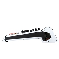 Nouvelle table de mixage audio numérique professionnelle 8 canaux avec 99 effets DSP, 2 moniteurs et alimentation fantôme USB +48V