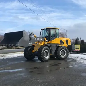 Chinese Fabriek Everun Er35 3ton Hoge Kwaliteit Landbouw Gelede Terrein Wielladers