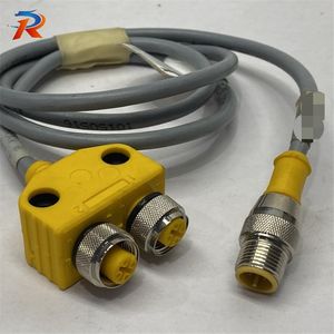 Conjunto de cables de cadena de margaritas de dos ramas, M12, 1/2fkm, 1/2fkm, 4,4/s651, nuevo, original, listo, Automatización Industrial - Product Image 1