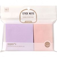 Notas Adhesivas Transparentes Reutilizables con Índice de Color Morandi Personalizadas al por Mayor, Bloc de Notas Kawaii