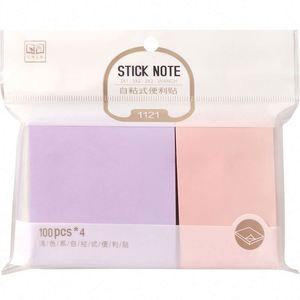 Wholesale Custom Morandi Color Clear Index Reusable Transparent Sticky Notes Posted It Kawaii Index Memo <b>Pad</b> - Product Image 4